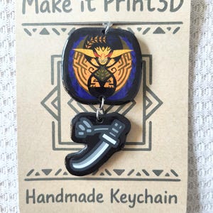 Monster Hunter Keychains monster/weapon Order your desired monster ReyDau+LongSword