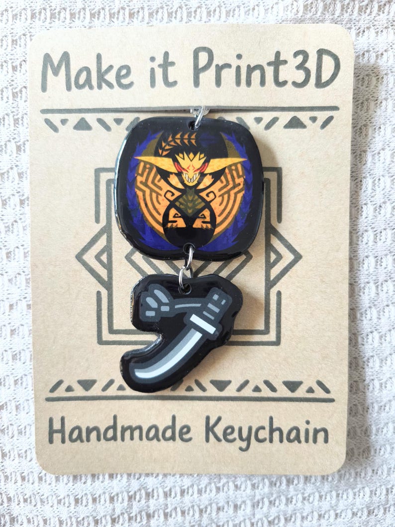 Monster Hunter Keychains monster/weapon Order your desired monster ReyDau+LongSword