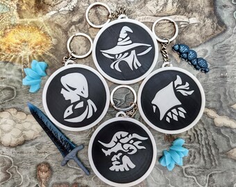 Elden Ring Nightreign Nightfarers Keychain Solo or Duo Undertaker