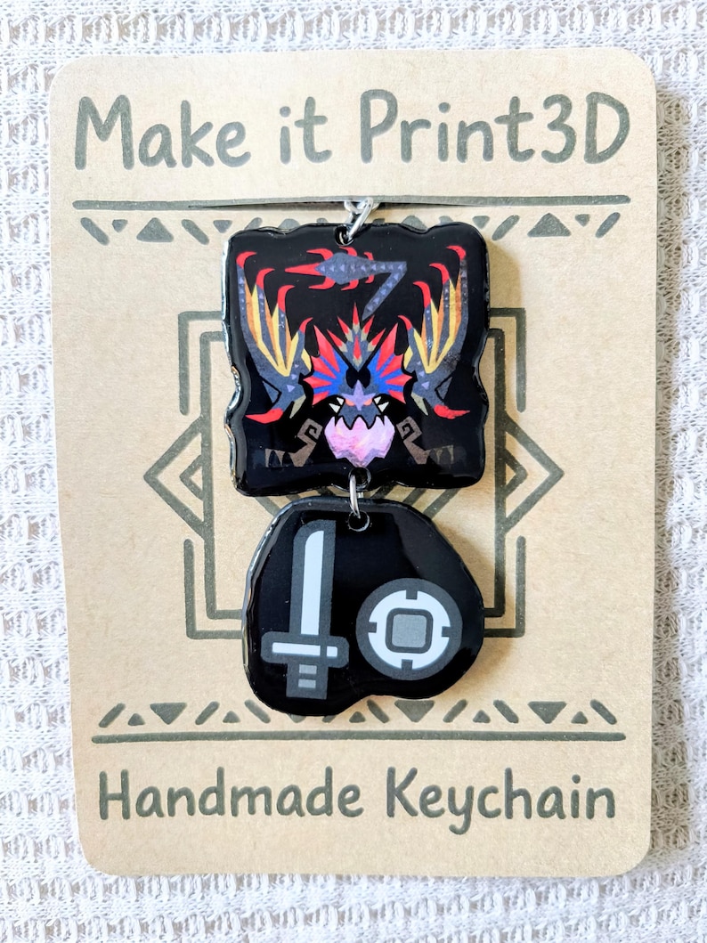 Monster Hunter Keychains monster/weapon Order your desired monster YianGaruga+S&S