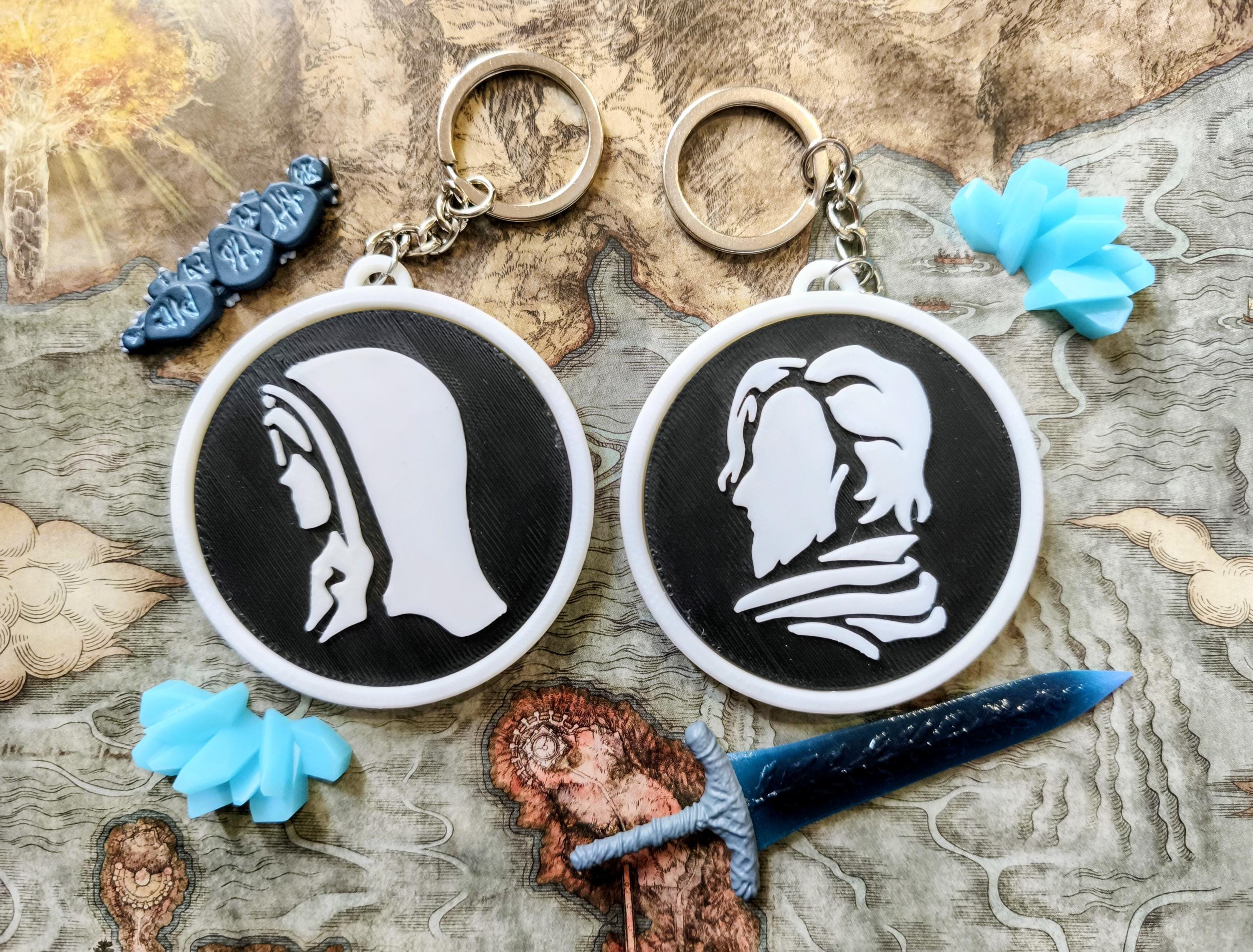 Elden Ring Nightreign Nightfarers Keychain Solo or Duo Undertaker