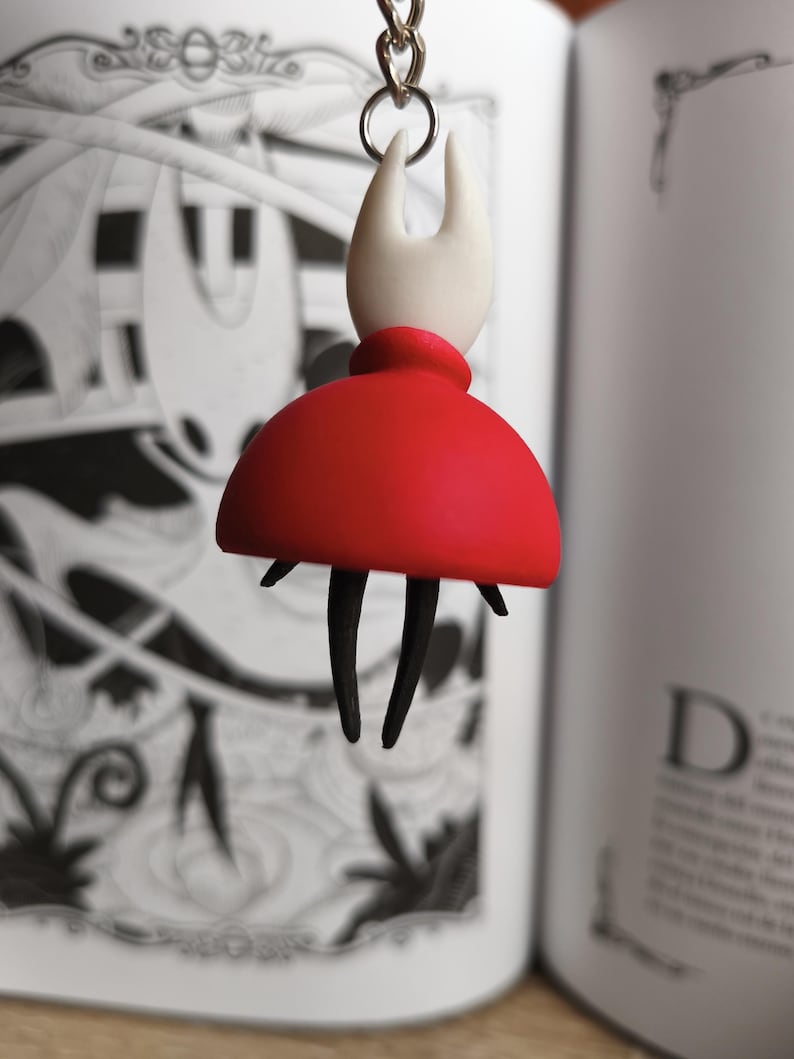 Hollow Knight, Hornet, Sherma, keychain inspired in Hollow Knight Silksong videogame image 8