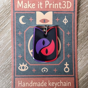 Cult of the lamb keychain dual crown