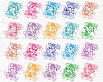 Book SVG Bundle: Spicy Bookish png, Fantasy, Smutty Designs, reading svg