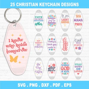 Christian Motel sleutelhanger SVG-bundel, religieus hotel sleutelhanger svg, bijbelvers sleutelhanger svg, Jezus Gezegde svg