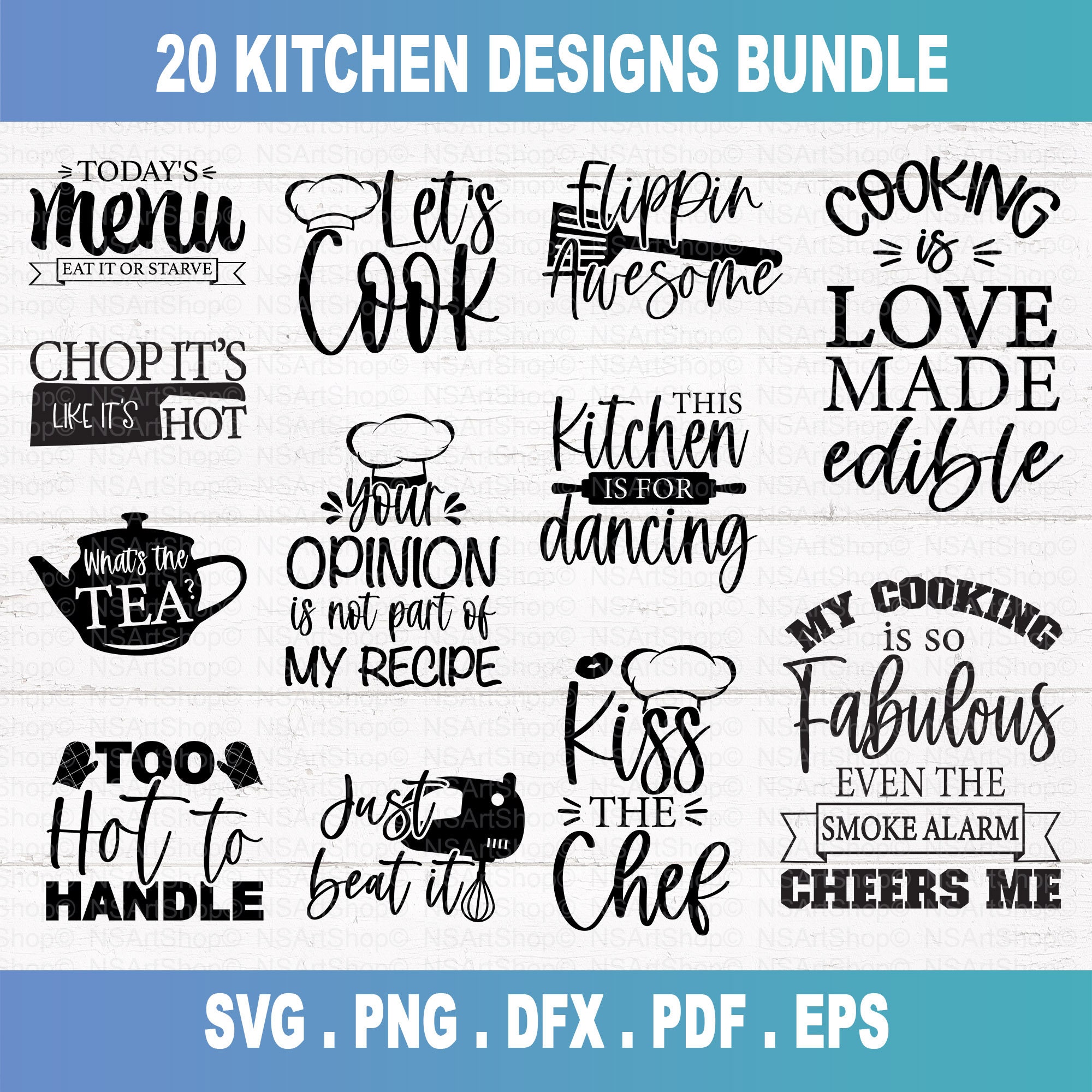 Funny Kitchen Sign SVG, Choose Your Weapon, Baking, Cooking, Food - So  Fontsy