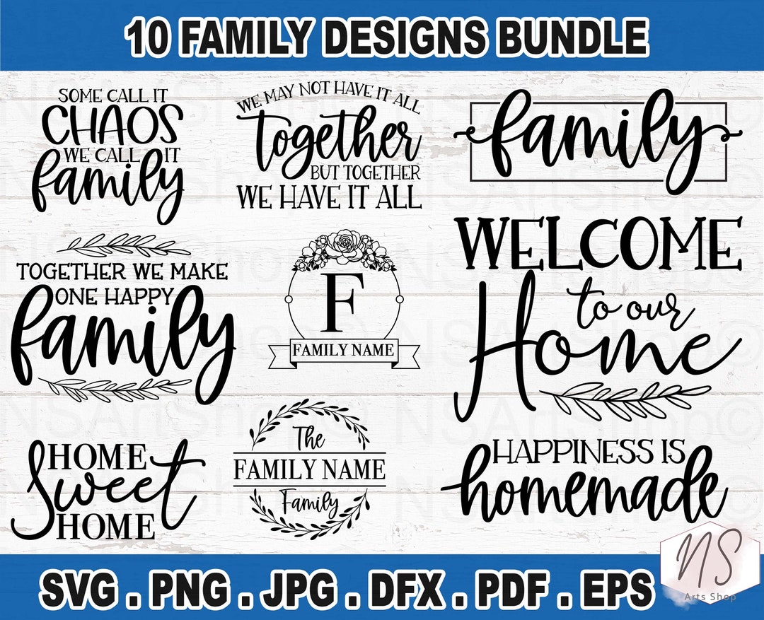 Family Sign Svg Bundle Farmhouse Svg Bundle Rustic Farmhouse - Etsy New ...