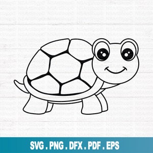 Baby Schildkröte SVG, süße Schildkröte geschnitten Datei, Schildkröte Umriss, Baby-Dusche-Svg, Baby Tier SVG, Silhouette, Cricut, Vinyl Aufbügeln