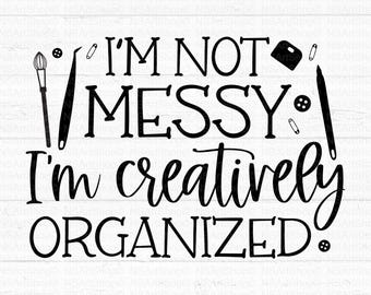 Crafting SVG: Crafter Quote, Craft Room Design - Digital File