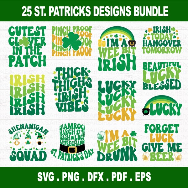 St Patrick's day SVG bundle, st patrick's day svg, Lucky SVG, Irish SVG, St Patrick's Day Quotes, Shamrock svg, Clover svg, Cut File
