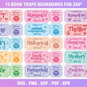 Bookmark SVG Bundle, bookmark png, Spicy bookmark svg, printable bookmark, bookmark template svg, books svg, retro book svg, reading svg image 3