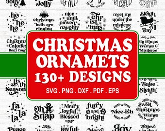 Christmas svg bundle, Christmas ornament svg bundle, Christmas svg, christmas cut file, round ornament svg, cut file