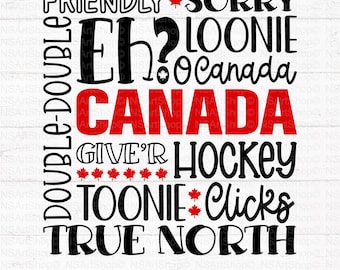 Canada Day SVG: Elbows Up, kanadische Zitate, Cricut, Schnittdatei