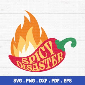 Spicy Disaster SVG, Sarcastic svg, Sassy svg, Sarcastic svg, Funny quote svg, Funny png, Sarcastic said png, Payday svg bundle