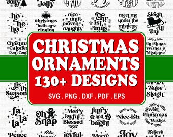 Christmas Ornament SVG Bundle,Mega Round Xmas and Holiday Designs, 2026, Cut File, Cricut