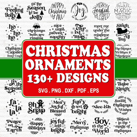 Christmas svg bundle, Christmas ornament svg bundle, Christmas svg, christmas cut file, round ornament svg, cut file