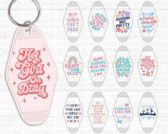 Sarcastic Motel Keychain SVG Bundle, Funny, Sassy Designs, Cricut, Cut File
