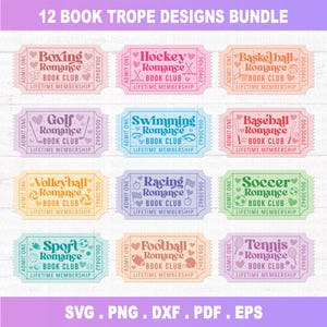 Buch SVG Bundle: Bücherwurm PNG, Ticket Buch Designs, lesend, Cricut, Cut Datei