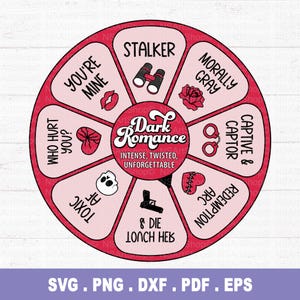 Boek SVG, Spicy book png, schoolse stemmingswiel svg, retro boek svg, lezen svg