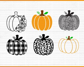 Pumpkin SVG ,Pumpkin Bundle Svg ,Fall Pumpkin Svg, Silhouette Cameo, Cricut, Cutting Files, Svg Files,Pumpkin clipart ,Pumpkin set svg