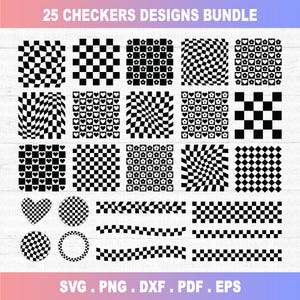 チェッカー svg バンドル、ディストレスト チェッカー svg png、チェッカー png、チェッカー パターン svg、グランジ チェッカー svg、チェッカー スマイリー svg、チェッカー