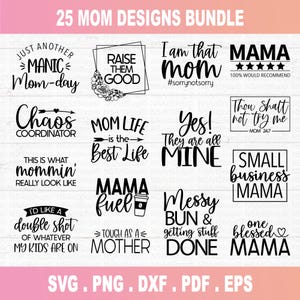 Mama SVG Bundle, Muttertag svg, Mama svg, gesegnete Mama svg, Mama von Jungen, Mama von Mädchen svg, Mama Zitate svg, cut-Datei, Cricut