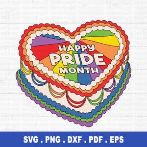 Mois de la fierté SVG, svg LGBTQIA, png de la fierté, cassette svg, svg de la fierté, svg festival lgbtq, fichiers coupés, fichier Cricut, silhouette