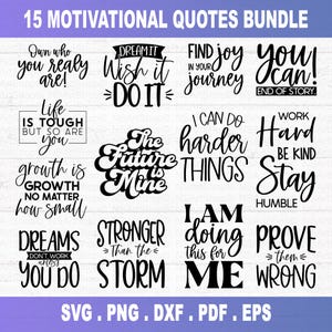 Pacchetto svg motivazionale, citazione ispiratrice svg, citazione positiva svg, motivazione svg, detto svg, citazioni ispiratrici, citazioni sulla vita