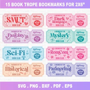 Bookmark SVG Bundle, bookmark png, Spicy bookmark svg, printable bookmark, bookmark template svg, books svg, retro book svg, reading svg image 14