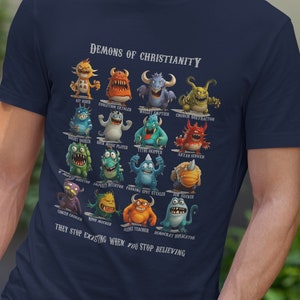 Demons antichristian shirt atheist shirt funny shirt