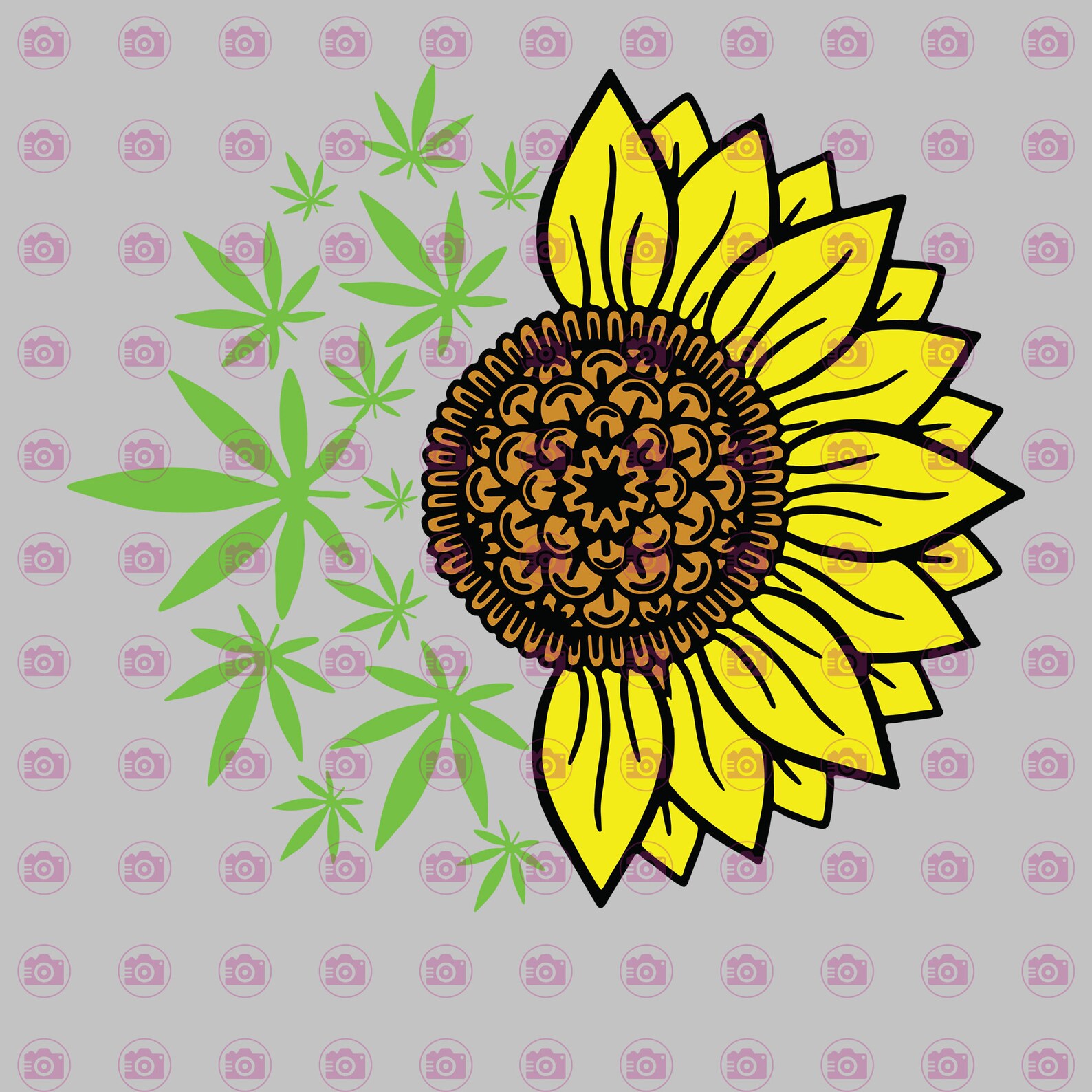 Free Free 302 Sunflower Weed Svg SVG PNG EPS DXF File