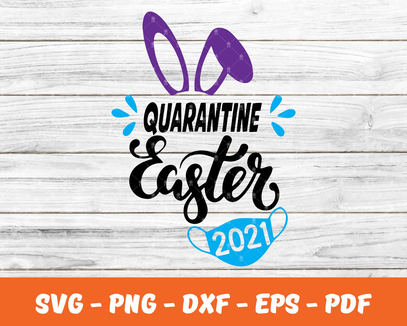 Download Bunny Quarantine Easter Svg Easter Day Svg Easter Day | Etsy