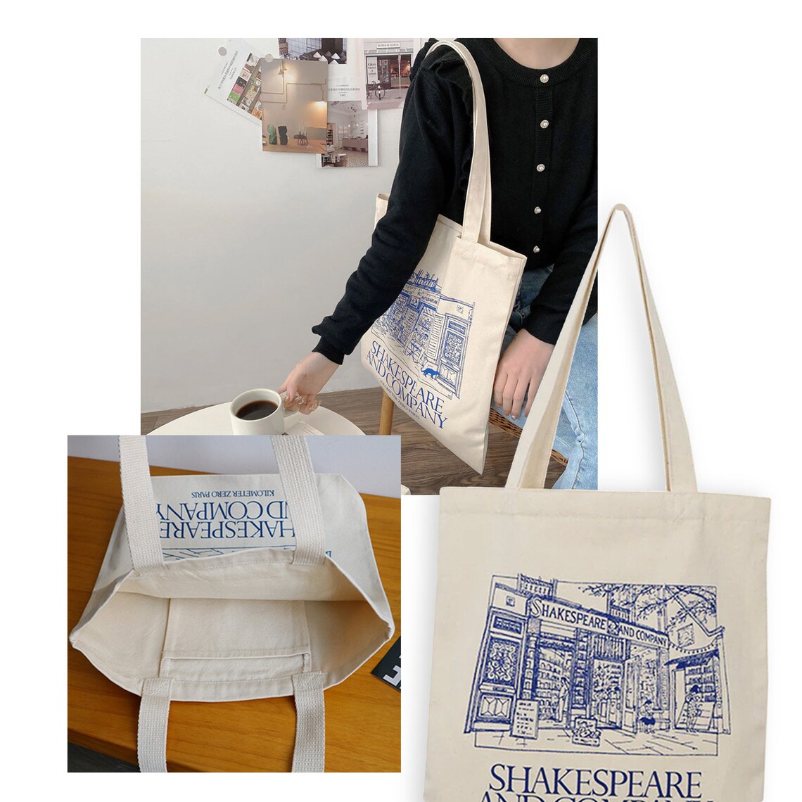 Shakespeare And Company Tote Bag
