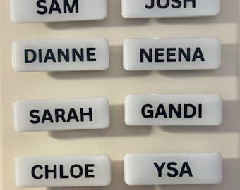 White Name Badge | Custom White Name Badge