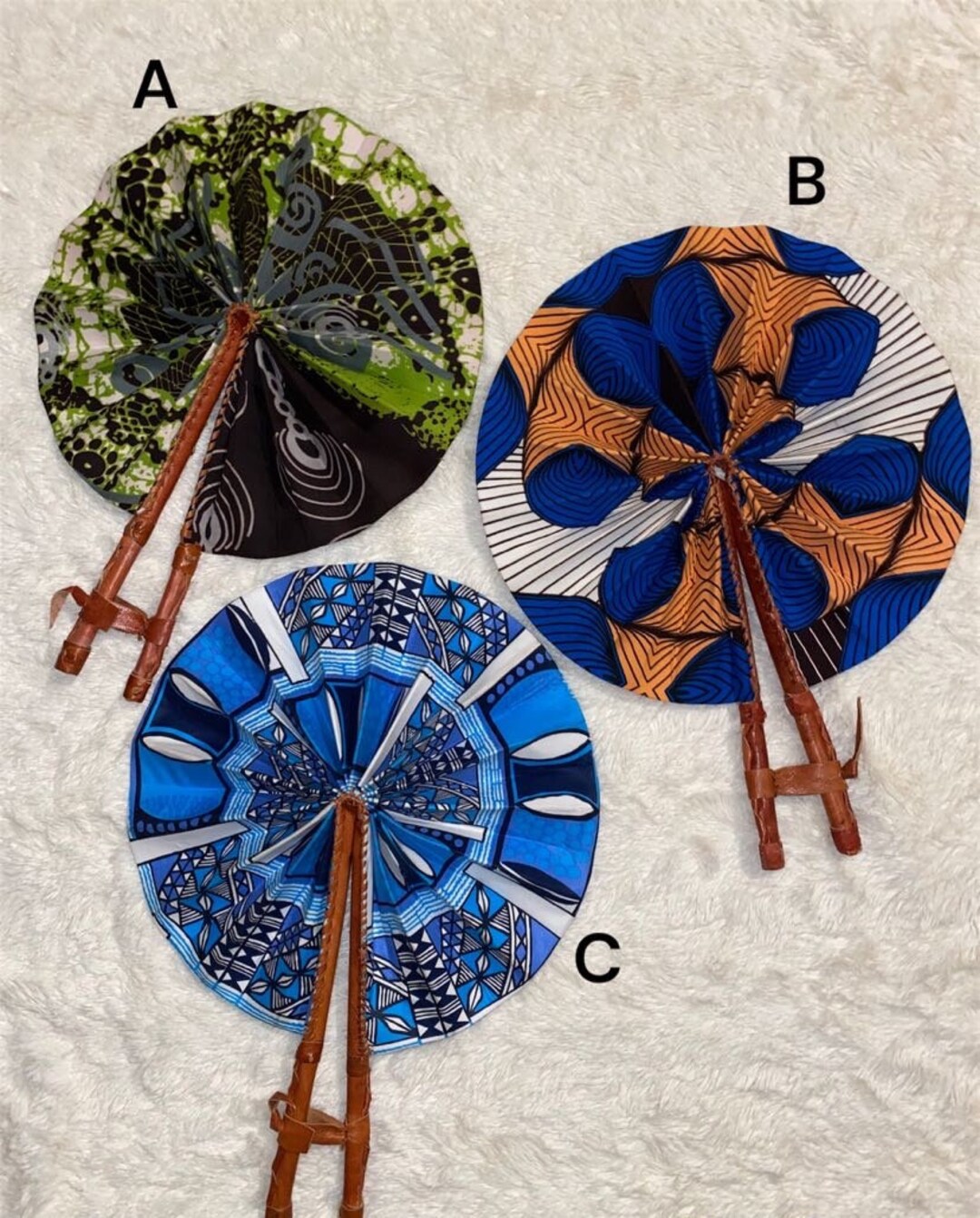 Anastasia African Ankara Fans main image 1