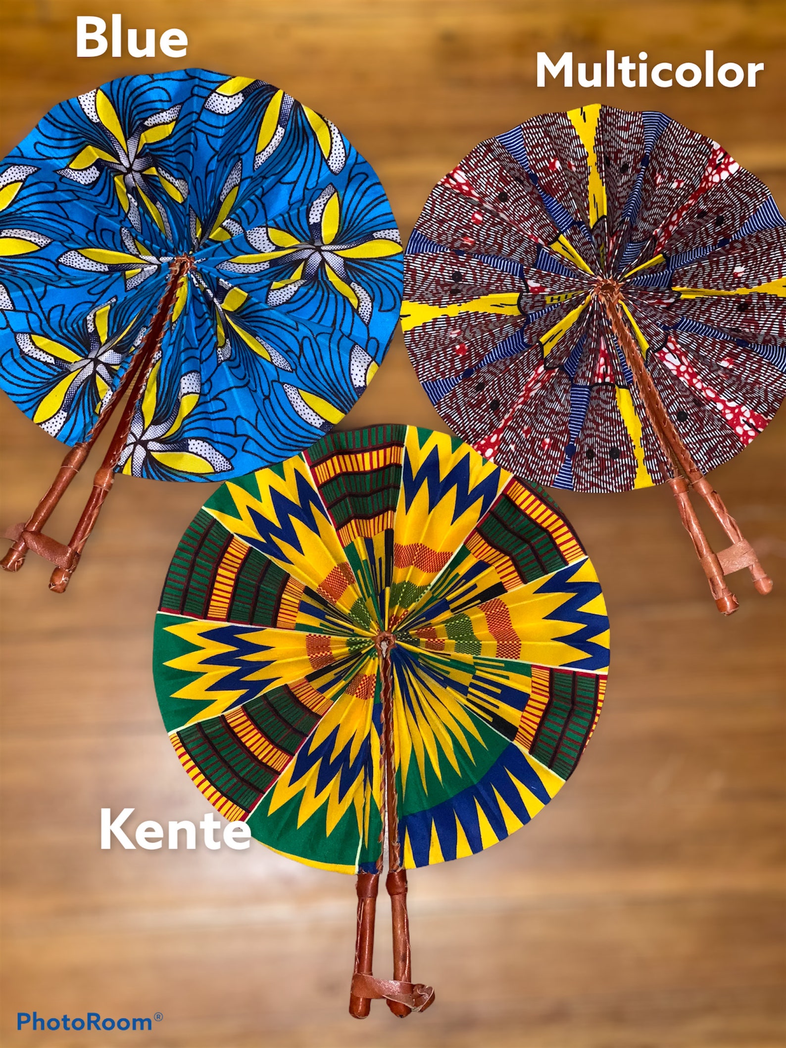 African Ankara Hand Fans Etsy