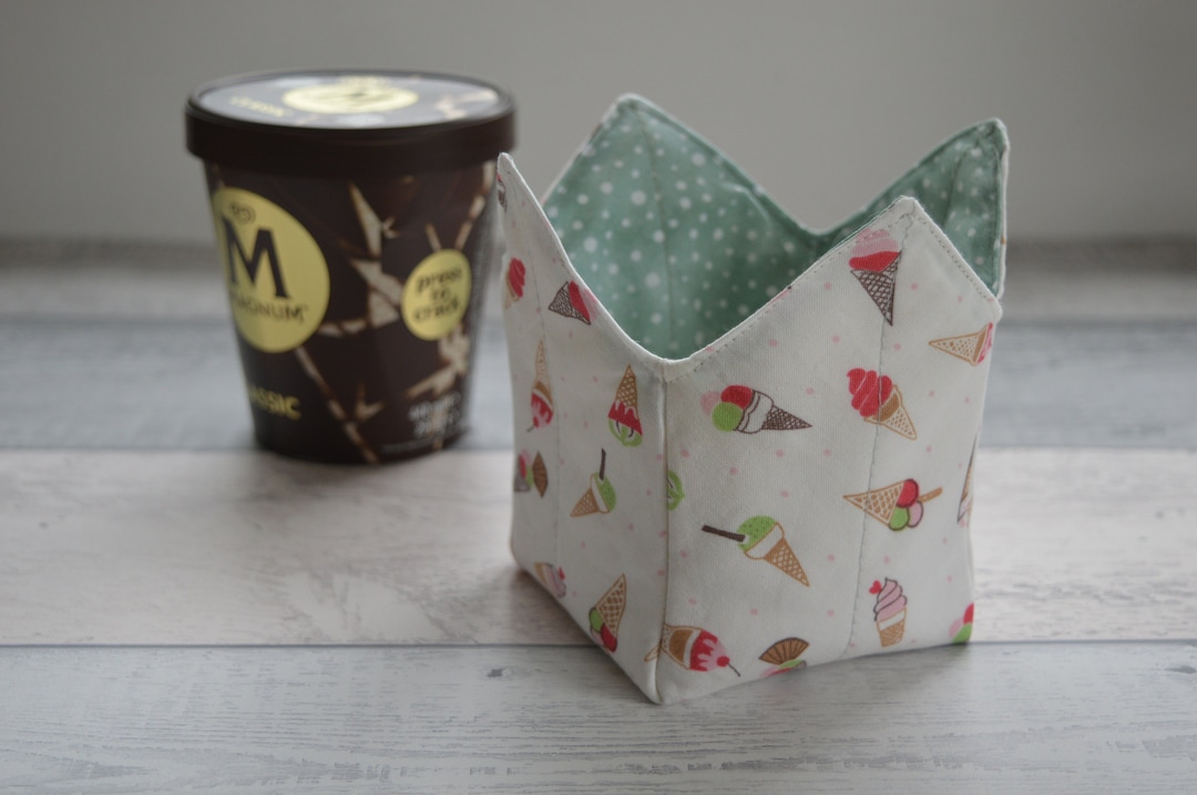 Ice Cream Cosy, Ice Cream Tub Holder Etsy UK