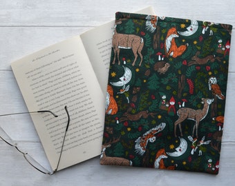 Forest book cover * Book lovers gift * Book sleeve