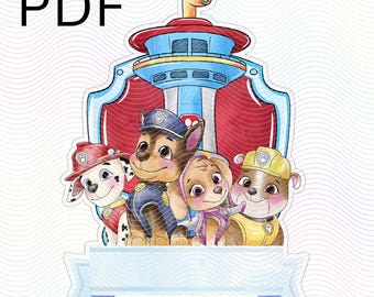 Kids Puppy Party SVG Bundle | Cartoon Dog Clipart | PNG PDF Cricut Files | Digital File Download