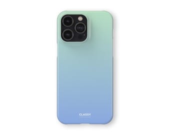 Light Blue Ombre Hardshell Phone Case | Hardshell Snap Cover