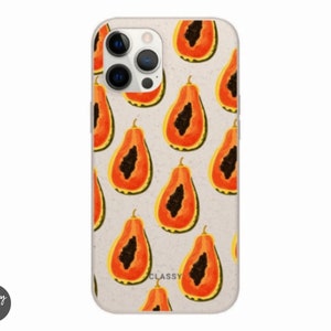 Fruit | Biodegradable Phone Case with Orange Tropical Fruit
