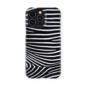Snap Phone Case with Black and White Zebra Stripes | fits IPhone XR XS X 7 8 11 12 13 14 Pro Max Mini Samsung S10 S20 S21 S22 Ultra Plus FE