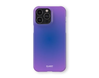 Blue Ombre Phone Case | Sleek Gradient Hardshell Snap Cover