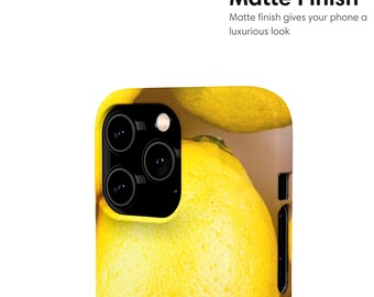 大きなレモン | レモン付きスナップフォンケース | iPhone XR XS X 7 8
