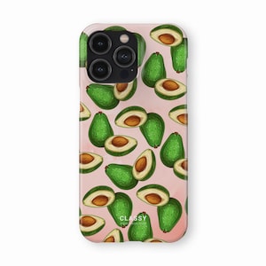 Big Avocados | Snap Phone Case with Cute Avocados Design | IPhone XR XS X 7 8 11 12 13 14 Pro Max Mini Samsung S10 S20 S21 S22 Ultra Plus FE