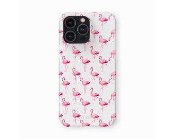 Pink Flamingo Phone Case | Tropical Bird Hardshell Snap Cover