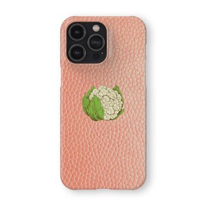 Cauliflower | Snap Phone Case with Cauliflower on Pattern |IPhone XR XS X 7 8 11 12 13 14 Pro Max Mini Samsung S10 S20 S21 S22 Ultra Plus FE