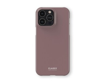 Brown Slim Snap Phone Case | Hardshell Snap Cover