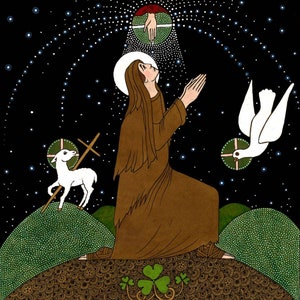 Saint Patrick fine art print