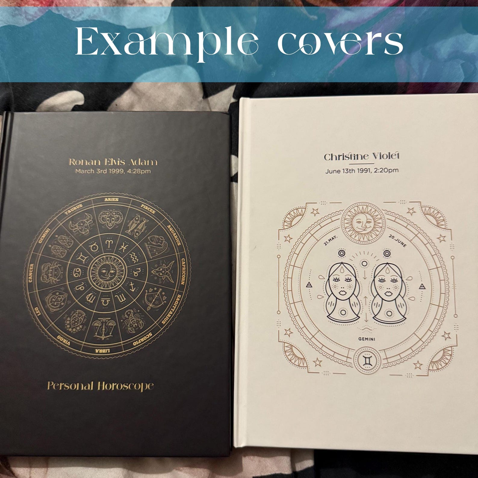 Birth Chart Book Custom Astrology Reading, Personalised Hardback Book ...